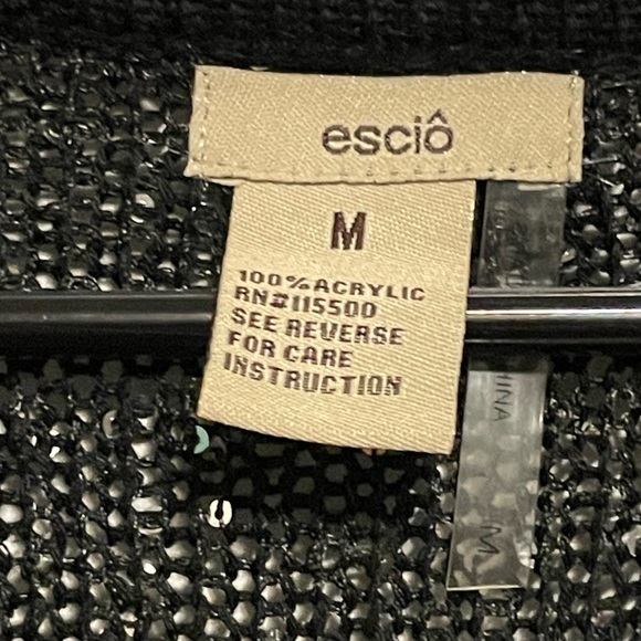 Anthropologie Black and Gold Striped Sweater - Picture 5 of 5